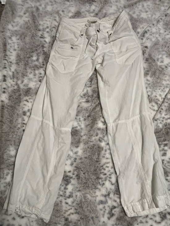 Athleta Pants - 100% Linen Athleta Pants White Summery Size 8-Inseam 30/31